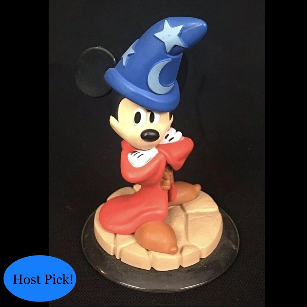 Disney Infinity Mickey Mouse Sorcerer Apprentice Figure Wii  1.0 2.0 3.0 MINT
